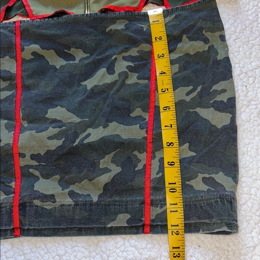 Leg Avenue Olive and Red Military Skirt Set - Picture 9 of 13